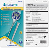 DeltaTrak 11040 Professional Digital Meat Themometer Waterproof for Kitchen, Food Cooking, Grill, BBQ, Smoker, Candy, Coffee, Blue DeltaTrak