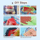 Sanjee Diamond Painting Kits for Adults, 5D DIY Christ Cross, Round Full Drill Diamond Dots Paintings Diamond Painting Gem Art Craft for Home Wall Decor, 12x16inch Sanjee