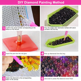 ARTGOTO Large Square Drill Diamond Art Painting Kits for Adults,15.7x27.5inch/40x70cm Phoenix A DIY Full Square Diamond Dots Large Size,Big Gem Art and Crafts for Home Wall Decor Gifts ARTGOTO