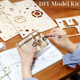 ROBOTIME 3D Wooden Puzzles for Adults, Treasure Box 3D Puzzle Mechanical Ring Box, Gift Choice Hobbies for Brain Teasers Enthusiasts ROBOTIME