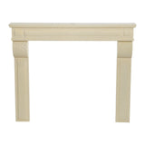 Creative Co-Op Lodge Fireplace Mantel, Distressed Cream Creative Co-Op