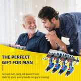 Power Tool Organizer Wall Mount with Charging Station, 4 Drill Holder + 16 screwdrivers, Heavy Duty Storage Utility Racks, Supports 100 lbs,for Garage and Workbench (16 Inch Holder Basic Version) TIMSATIO