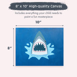 Pink Picasso Kits Paint by Number for Kids Ages 5-12 | DIY 8x10 Beginners Kids Paint Set Color by Numbers Canvas Painting Kits | As Seen On Shark Tank & Oprah's Favorite Thing| (Shorty Shark) Pink Picasso