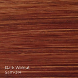 SamaN Interior One Step Wood Seal, Stain and Varnish – Oil Based Odorless Dye - Protection for Furniture and Fine Wood (Dark Walnut SAM-314, 8 oz) SamaN