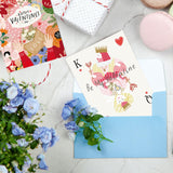 PATIKIL 50 Sets Pure Cotton Watercolor Cards 140lb/300 GSM Postcards with Envelopes for Art Painting Creative Thank Notes, 4x6 Inch PATIKIL