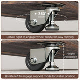 Turosur Lift Top Coffee Table with Storage, 4 in 1 Farmhouse Coffee Table with Lockable Rolling Wheels and Hidden Compartment, Center Table with 4 Sliding Barn Door for Living Room Turosur