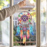 Sunovate DIY Dream Catchers Diamond Painting Kit - Handmade Craft for Boho Decor, Symbol of Good Dreams & Positive Energy, All-Inclusive Crafts for Adults (Vibrant) Sunovate