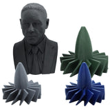 Carbon Fiber PETG Filament 1.75 mm, PETG CF 3D Printer Filament, Compatible with K1C,Bambu LAB,QIDI MAX3, Prusa MK4,FLASHFORGE Adventurer 5M FDM 3D Printer, 1 KG 1 Spool/Marble Grey Filaxix