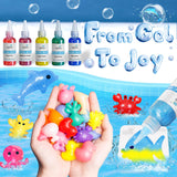 Kiditos Magic Water Elf Toy Kit, Aqua Fairy Water Gel Kit with 20 Magic Gels, 10 Sea Creature Molds. Christmas Gifts, Birthday Gifts, Party Favors, Arts & Crafts DIY STEM for Kids(20 Colors) Kiditos