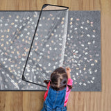 Sratte Jigsaw Puzzle Board with Dustproof Cover, Foldaway Felt Puzzle Board Portable Mat, Foldable Pad Storage, Non Slip Surface(45.7 x 30.7 Inch) Sratte