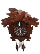 Rylai Cuckoo Clock Vintage Large Wooden Wall Clock Handcrafted 13x9.5 Inch Brown Rylai