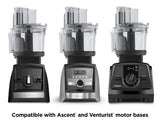 Vitamix 12-Cup Food Processor Attachment with SELF-DETECT™, Compatible with Ascent and Venturist Series, Black Vitamix