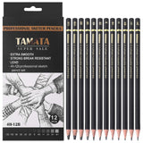 RVOGJP TAMATA Professional Drawing Sketching Pencil Set - 12 Pieces Art Graphite Pencils(12B - 4H), Ideal for Drawing Art, Sketching, Shading, for Beginners & Pro Artists RVOGJP