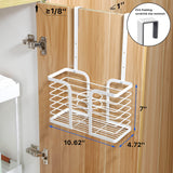 YIGII Hair Dryer Holder Adjustable Height - Hair Tool Organizer White Bathroom Organizer Hot Styling Tools Storage for Hair Dryer, Flat Iron, Curling Iron, Hair Straightener YIGII