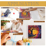 Sanjee Fantasy Diamond Painting Kits for Adults, 5D DIY Tree Diamond Art Kits for Beginners, Round Full Drill Diamond Dots Paintings Diamond Painting for Home Wall Decoration Gift, 12x12inch Sanjee