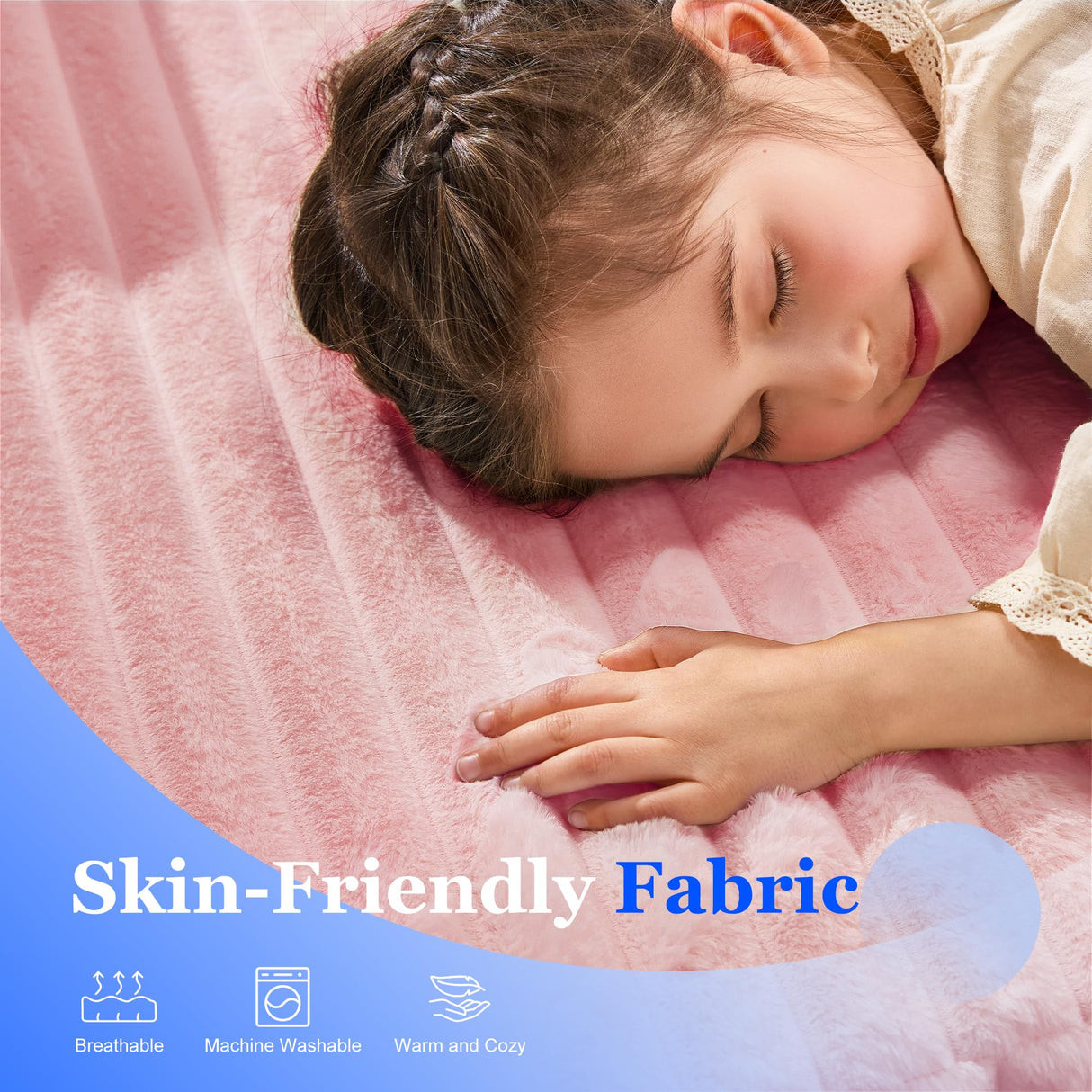 Hobestluk Couch Sofa 2-Seater Foam Sofa Loveseat for Small Spaces Comfy Sofas with Removable Cover Furry Couch with Pillows for Living Room, Bedroom, Apartment, Office (Pink, Loveseat) Hobestluk