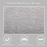 Manual Recliner Sofa Set,Microfiber Reclining Couch Set,Modern Living Room Furniture Set,Reclining Sofa Couch Chair for Living Room Home Office(Grey/White,3 Pieces Set) Pon Living Furniture Inc