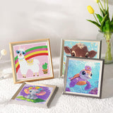 6 Pack 5D Cow Diamond Painting Kits for Kids Beginners,Cute Animals DIY Diamond Art Kit for Kids,Full Round Drill Big Gem Art for Kid,Home Wall Decoration 6X6 inch Acelii