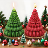Japleed 3D Tree Candle Silicone Molds, Origami Christmas Tree Silicone Molds for Epoxy Resin Casting Clay Candle Soap Wax Concrete, Unique Christmas Ornament Molds for DIY Art Craft Table Home Decor japleed