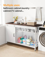 Aquarium Stand for 55 Gallon Fish Tank: Tank Stand Table with Cabinet Storage Accessories - Metal Fish Stand with Power Outlet for 55-75 Gallon Reptile Turtle Terrarium - Weight Capacity 1200 lb FILKO