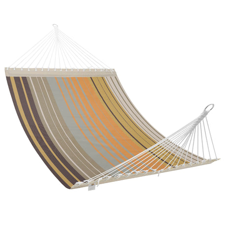 Patio Watcher 13 FT Quick Dry Textilene Hammock - Outdoor Double Hammock - Heavy Duty for Outside - 450 lbs Capacity - Coffee Patio Watcher