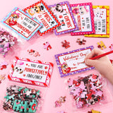 Asoulin Valentine Day Gifts for Kids, 24 Packs Valentine Day Cards for Kids School with Cat & Dog Jigsaw Puzzles Toys Birthday Gifts for Kids Toddler Boys Girls Goodies Bags Classroom Gifts Exchange Asoulin