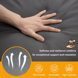 UDPATIO Balcony Furniture Patio Set with Ottoman, Patio Bistro Set 5 Piece Wicker Patio Furniture Set with Footrest for Front Porch Small Space UDPATIO