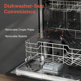 COSORI 9Qt 10-in-1 Dual Air Fryer, Fresh Balanced Meals for Family and Children with Double Baskets, Sync Cook & Finish to Bake, Roast, Reheat, Broil & 130 Recipes for Easy Cooking, Dishwasher Safe COSORI