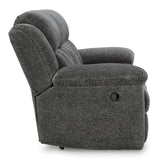 Signature Design by Ashley Frohn Contemporary Manual Reclining Sofa, Gray Signature Design by Ashley
