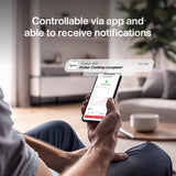 Typhur Sync One Smart Wireless Meat Thermometer: Standalone Base with LCD Display, Unlimited WiFi & Bluetooth Range, Enhanced Signal Stability for BBQ, Grill, Oven, and Smoker Typhur