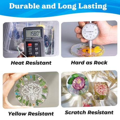 Bundle 1.5 Gallon Resin Epoxy Kit and 18 Colors Opaque Liquid Epoxy Pigment LET'S RESIN