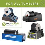 Polly Plastics Rock Tumbler Grit and Polish Refill Media Kit | 4-Steps Supplies for Tumbling and Polishing Stones | Professionals Adults and Kids | Polish 20lbs of Rocks (Bulk Stage 1 Refill) Polly Plastics