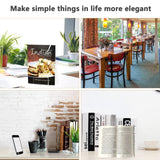 6'' x 4'' Acrylic Book Display Stand Clear Easel with Ledge Tablet Holder for Displaying Books, Pictures, Notebooks, CDs, Artworks, etc (Large) (6) Bovbazo