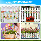 12 Pieces Spring Diamond Painting Keychain 5D DIY Diamond Painting Kit Spring Hanging Diamond Art Kits Flower Gnome Butterfly Spring Ornaments for Kids Crafts Family Decor Ferraycle