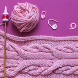 PATIKIL Crochet Stitch Markers, 100 Pack Plastic Knitting Markers Needle Pin Heart Locking Stitch Marker for Sewing Crocheting DIY Craft, Pink PATIKIL