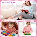 CCTVRTV Weaving Loom Kit Toys for Kids and Adults, Potholder Loops DIY Arts and Crafts for Boys and Girls Ages 5 6 7 8-12 13, Easy Potholder Loom Knitting Kits Gifts for Beginners, 252 Craft Loops CCTVRTV