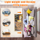 Nattork 1500 Piece Wooden Jigsaw Puzzle Board - 6 Drawers, Rotating Puzzle Table, Jigsaw Puzzle Table with Cover - Portable Puzzle Tables for Adults and Kids Nattork