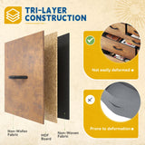 DWVO Dresser with 10 Drawers - Fabric Storage Tower, Organizer Unit for Living Room, Hallway - Sturdy Steel Frame, Wooden Top & Easy Pull Fabric Bins DWVO