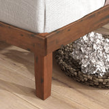 ZINUS Vivek Wood Platform Bed Frame with Headboard, Solid Wood Foundation with Wood Slat Support, No Box Spring Needed, Easy Assembly, Twin Zinus