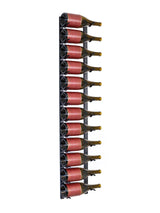 Jagged Ridge Wine Rooms - Premium Wall Mounted Metal Wine Rack - 12 Wine Bottles Holder - Modern Wine Rack, Matte Black - Space Saving for Home, Kitchen, Bar - Designed in Canada by Wine Enthusiasts Jagged Ridge Wine Rooms