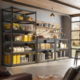 DurayLoly 78" H Metal Shelving 6 Tier Garage Shelving Adjustable 2400LBS Storage Shelves Heavy Duty Pantry Shelves for Kitchen Closet Basement Warehouse DurayLoly