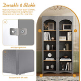 Merax Modern 3 Piece TV Stands with 2 Bookshelves for Televisions Up to 70'', Wood Large Entertainment Center w/Storage, Media Console for Living Room Bedroom, Gray Merax