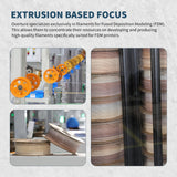 OVERTURE Rock PLA Filament 1.75mm, Marble PLA 3D Printer Filament 1kg Spool (2.2lbs), Dimensional Accuracy +/- 0.02 mm, Fit Most FDM Printer (Sedimentary Rock) OVERTURE