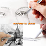 Cettkowns 36 Pieces Artist Blending Stump and Tortillion Art Blenders for Student Sketch Drawing Cettkowns