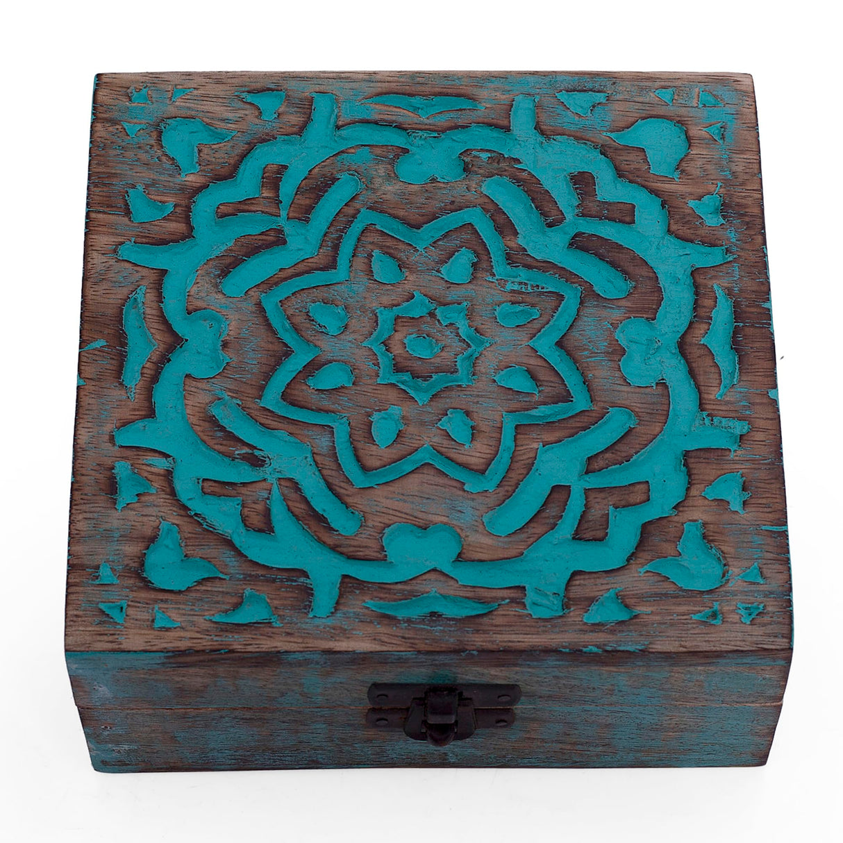 Great Birthday Gift Ideas Handmade Decorative Wooden Jewelry Box Jewelry Organizer Keepsake Box Treasure Chest Trinket Holder Watch Box Storage Box Housewarming Gifts Women The Great Indian Bazaar