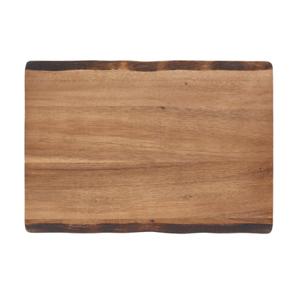 Rachael Ray Pantryware Wood Cutting Board / Wood Serving Board - 17 Inch x 12 Inch, Brown