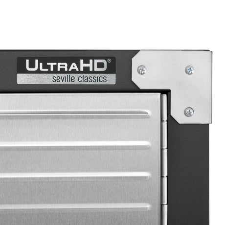Seville Classics UltraHD Solid Steel Lockable Metal Storage Cabinet Locker Organizer, w/Adjustable Shelves for Garage, Warehouse, Office, Classroom, Graphite, 36" W x 24" D x 72" H Seville Classics