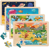Puzzles for Kids Ages 4-6, 24 Pieces Wooden Puzzles for Toddlers Ages 3 4 5 6 7 8 Year Olds Puzzles Toys. Children Jigsaw Puzzles for Boys and Girls Gifts Educational Learning Toys Eirenke