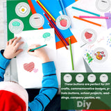 Wpxmer 40 Pack Acrylic Button Pin Badge 3 Inch Clear Plastic Craft Button with Pin Round Picture Photo Buttons Blank Pin Buttons for Crafts Supplies, School DIY Projects (40) Wpxmer