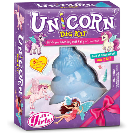 Spiggly Unicorn Dig Kit | Unicorn Gifts for Girls 4-6 | Unicorn Activity Set | Fairy Unicorn Digging Toy Set | Unicorn Surprise Toys Mini Unicorn Figures | Unicorn Arts and Crafts Birthday Gift Girls Spiggly